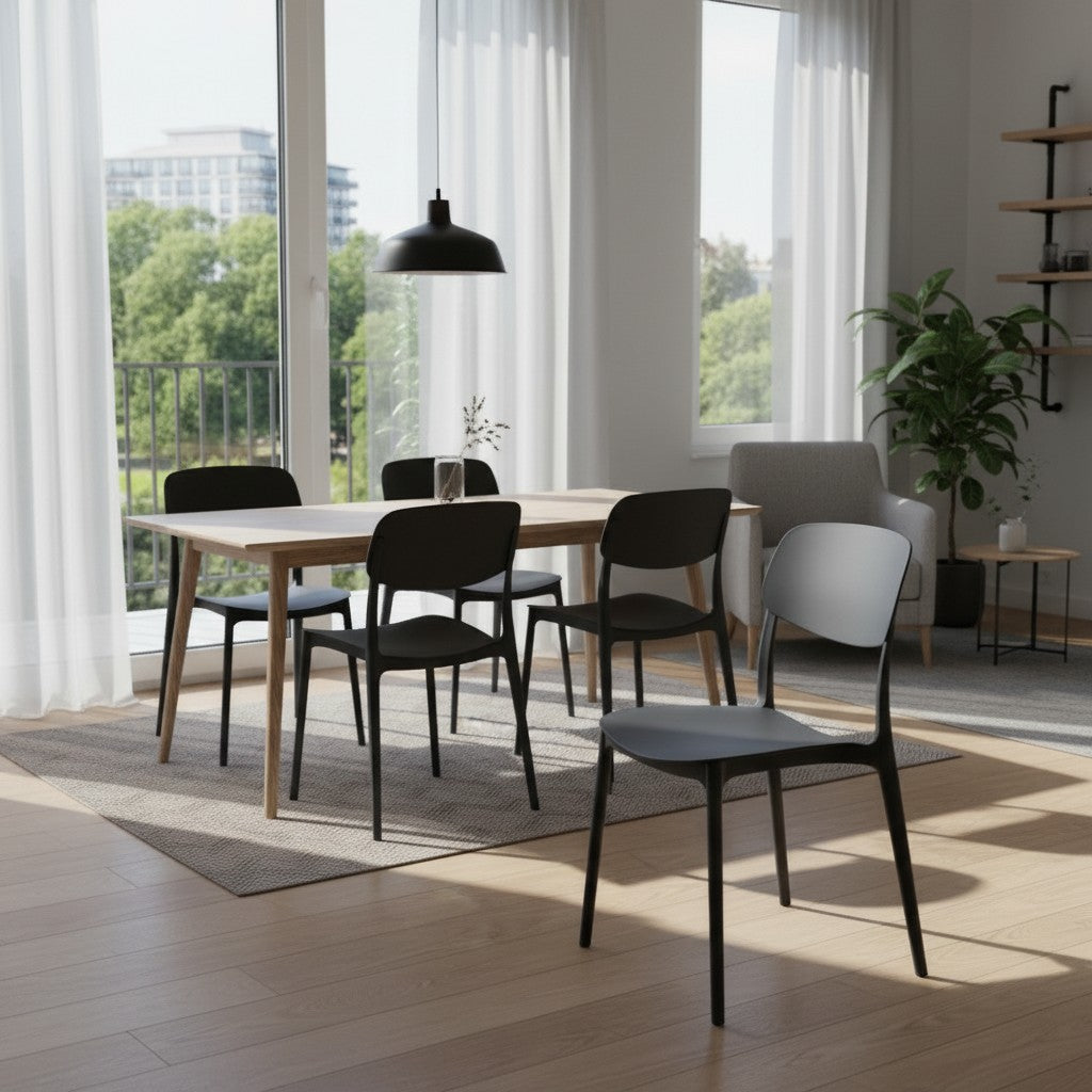 Nu Dekor - Ezy Stack Minimalist Chair - Set of 2
