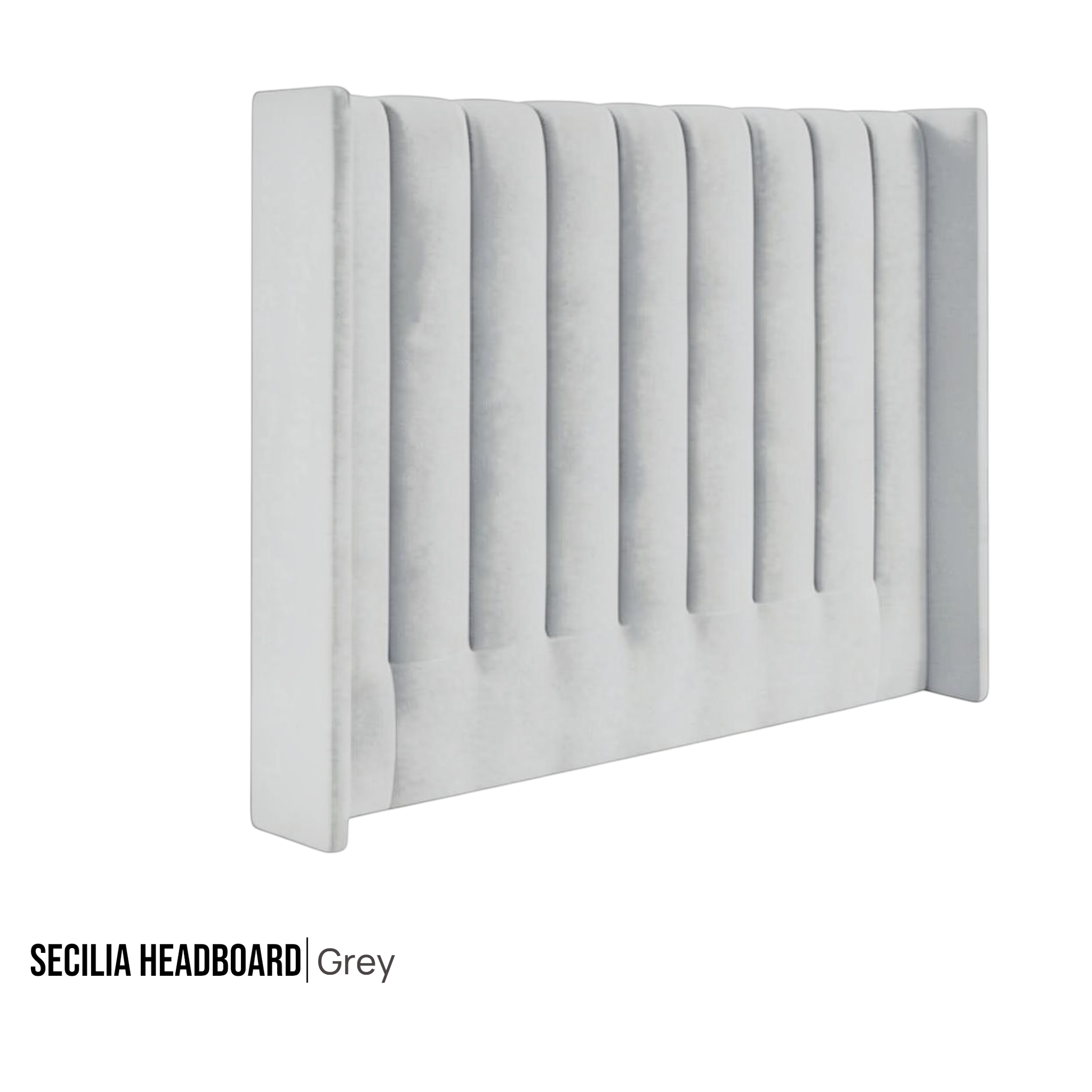 Nu Dekor - Secilia Velvet Paneled Tufted Headboard