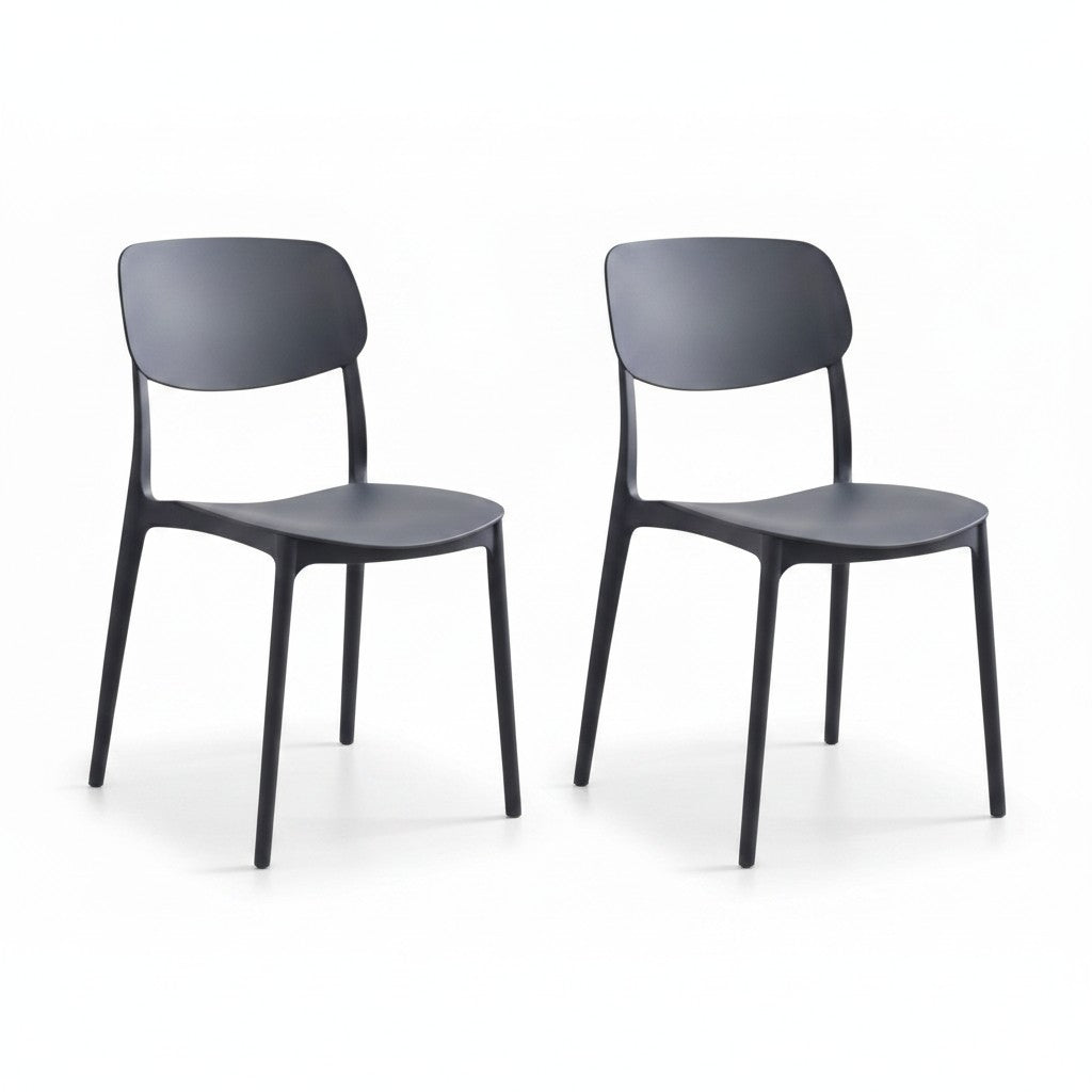 Nu Dekor - Ezy Stack Minimalist Chair - Set of 2