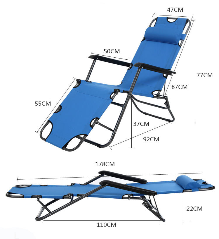 Shayd - Foldable Beach/Patio Recliner Lounger