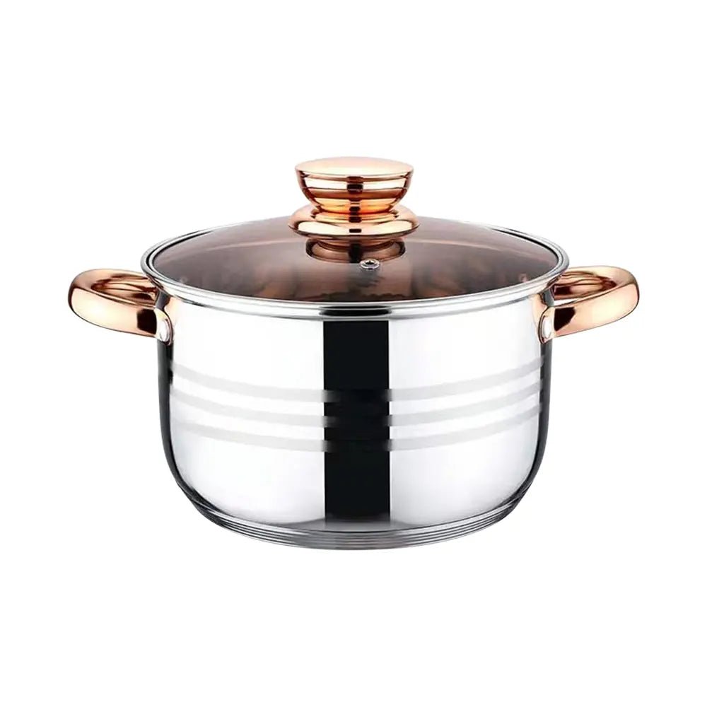 HomePro - 12 Piece Stainless Steel Cookware With Stovetop Kettle ...