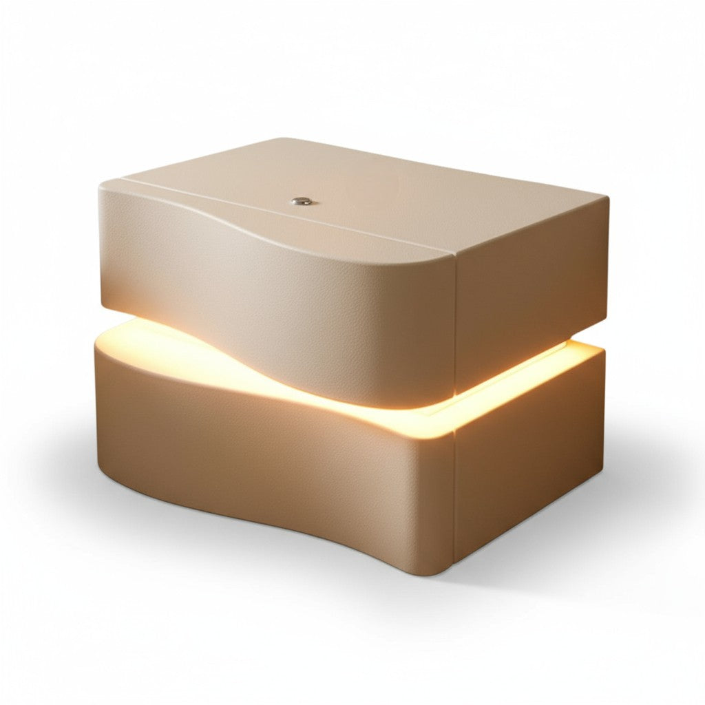 Nu Dekor - Maldives LED Glow Bedside Pedestal