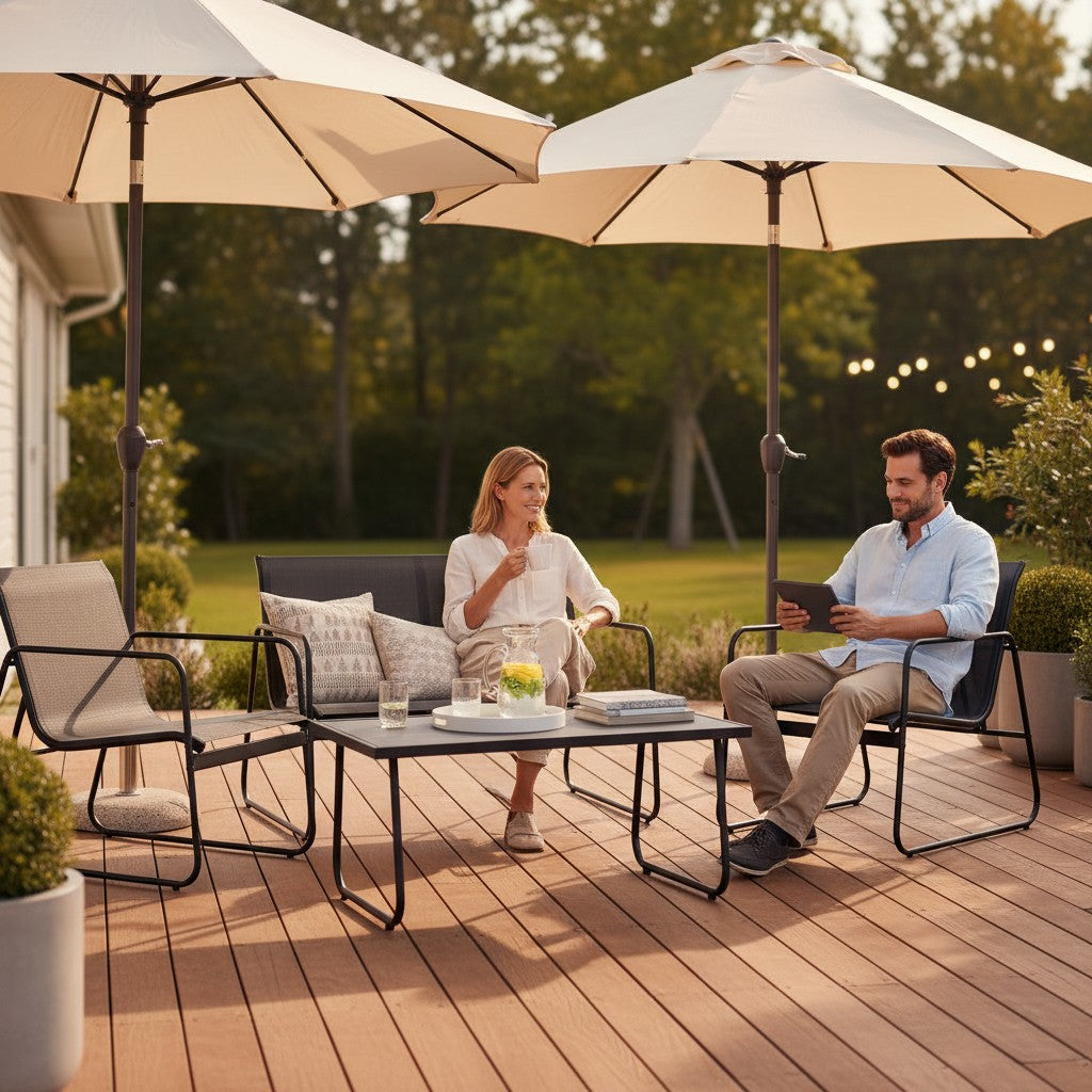 Shayd - 4pc Stanely Outdoor Patio Set
