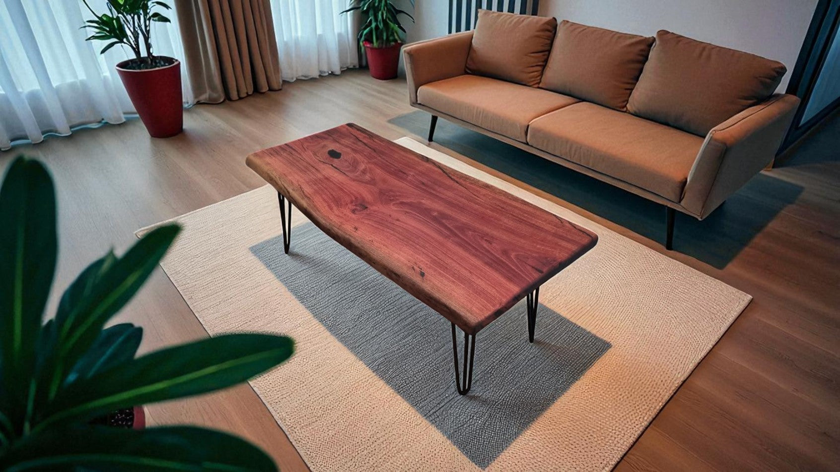 Nu Home - Cedar Live Edge Coffee Table