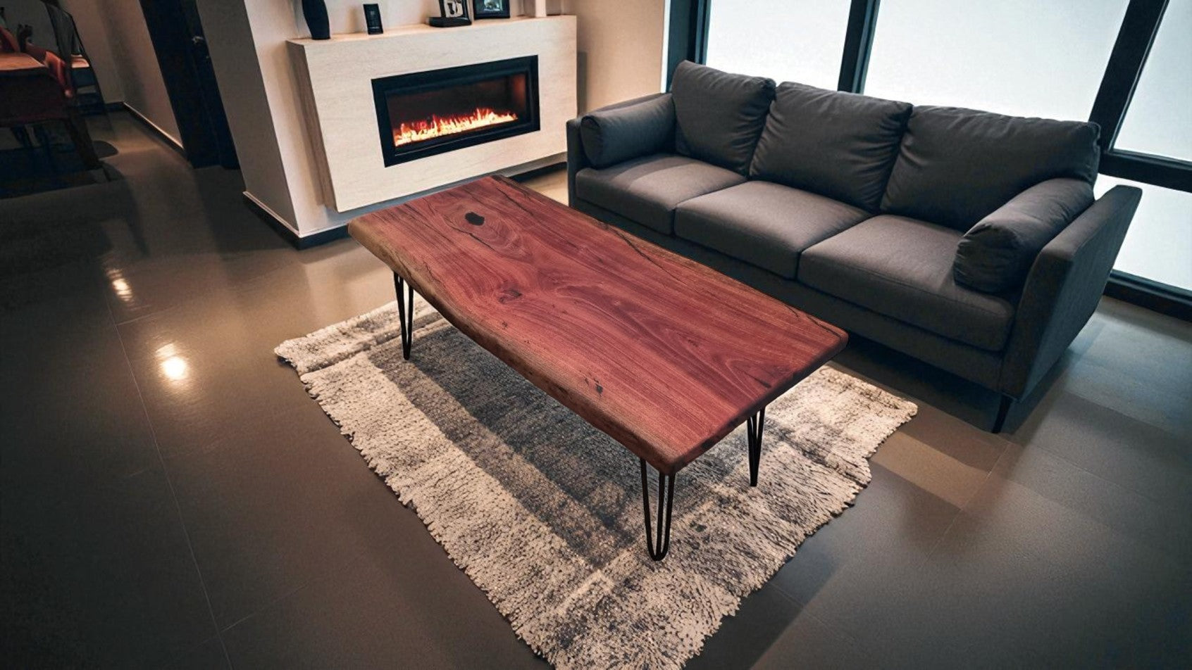 Nu Home - Cedar Live Edge Coffee Table