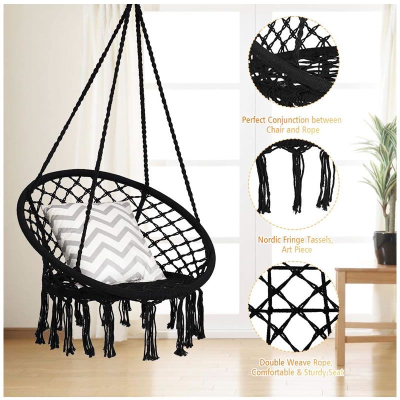 Shayd - Macrame Hammock Swing Chair