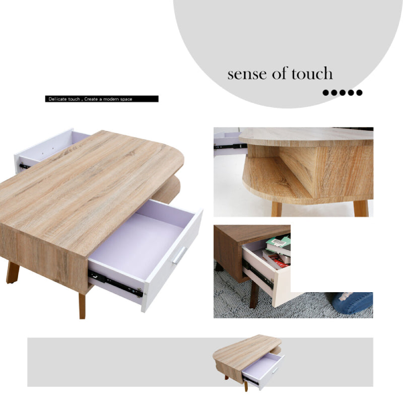 Nu Dekor - Meelo Double Draw Coffee Table