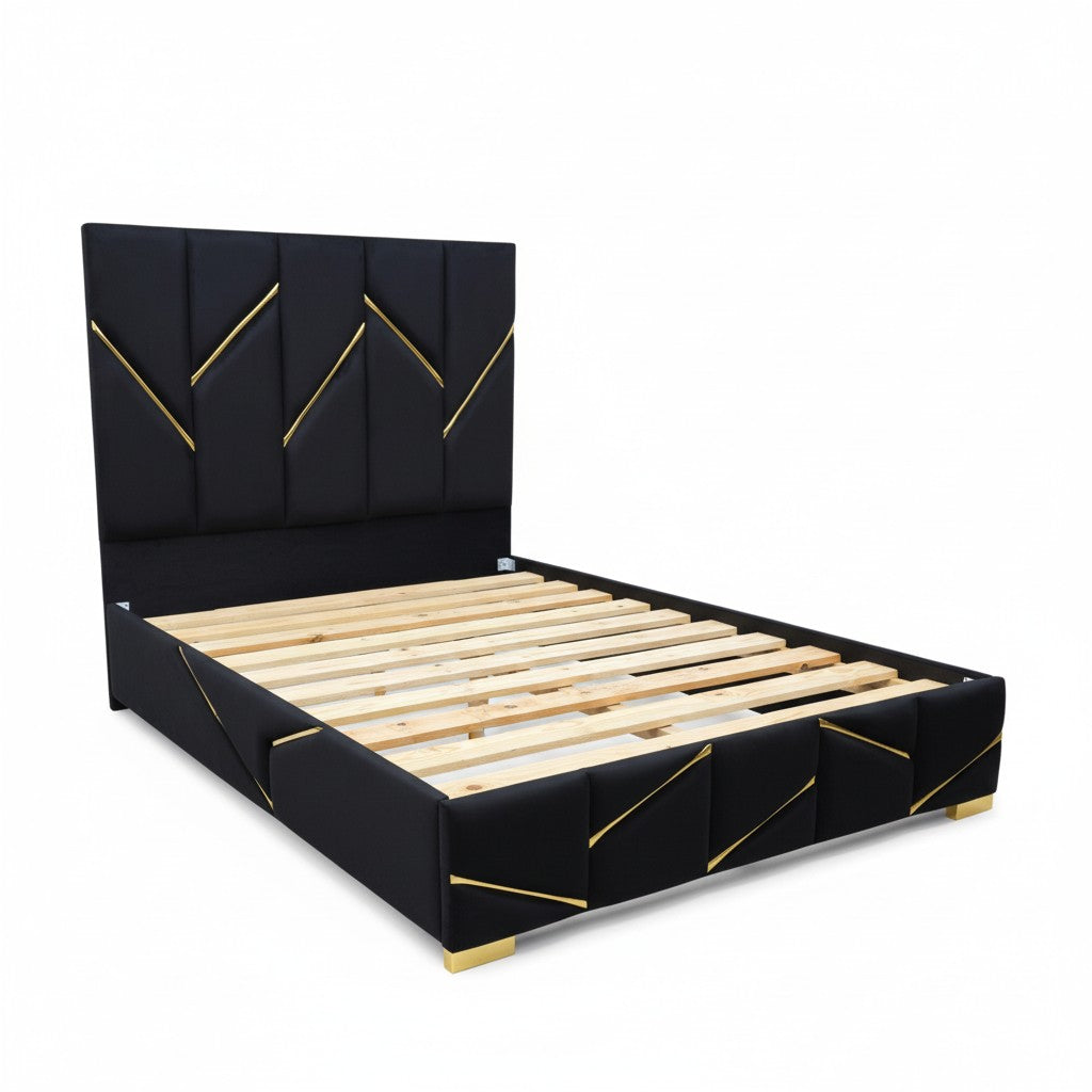 Nu Dekor - Midnight Bed Base & Headboard