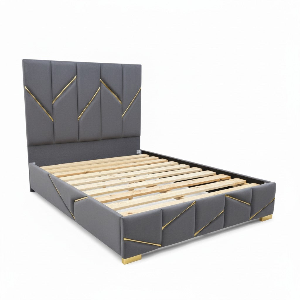 Nu Dekor - Midnight Bed Base & Headboard