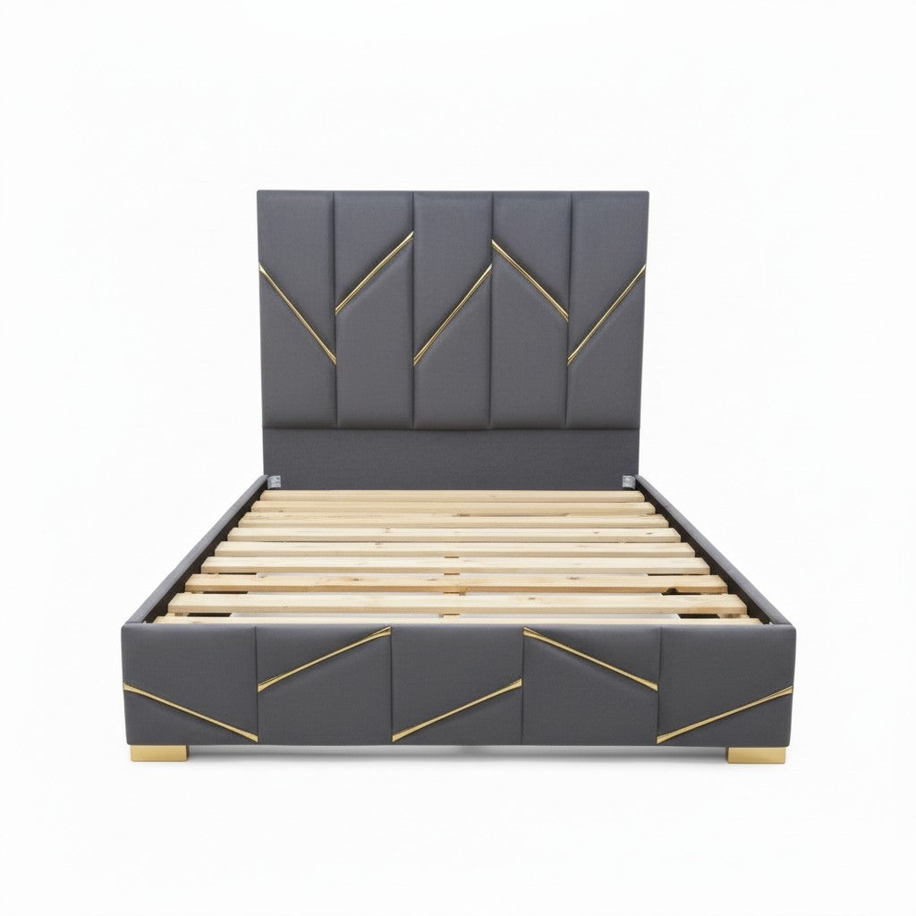 Nu Dekor - Midnight Bed Base & Headboard