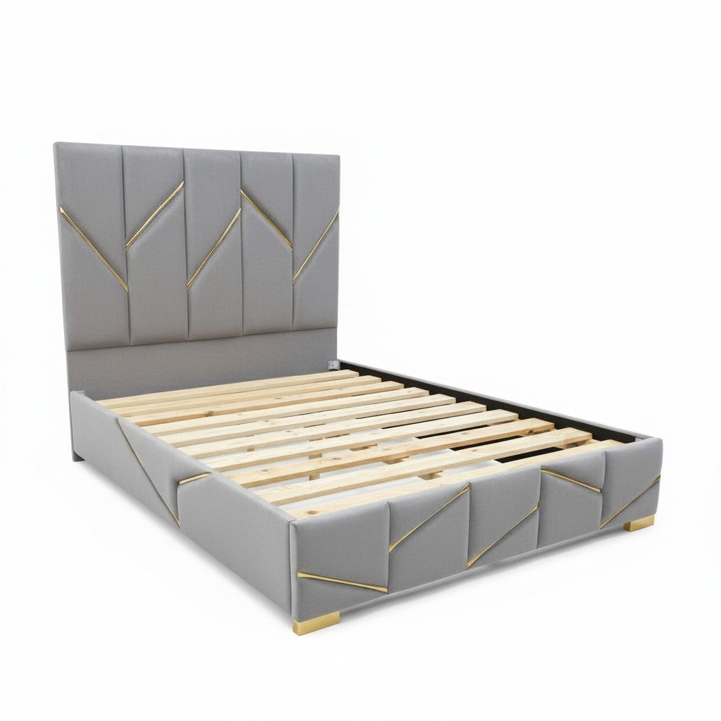 Nu Dekor - Midnight Bed Base & Headboard
