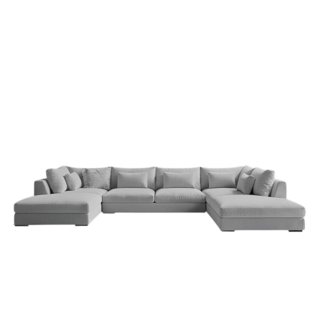 Nu Dekor - Auriella Modular Plush U-Shape Velvet Couch