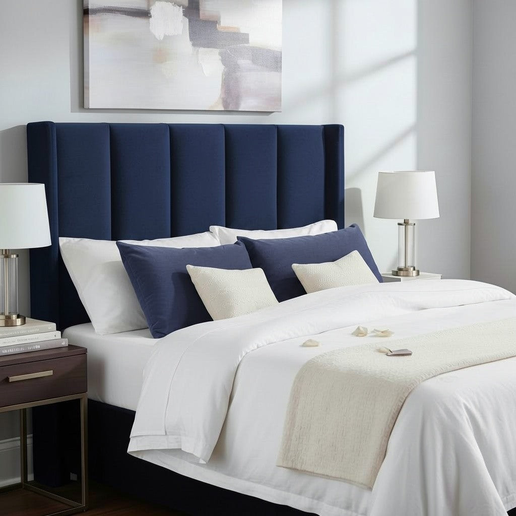 Nu Dekor - Alice Velvet Paneled Headboard