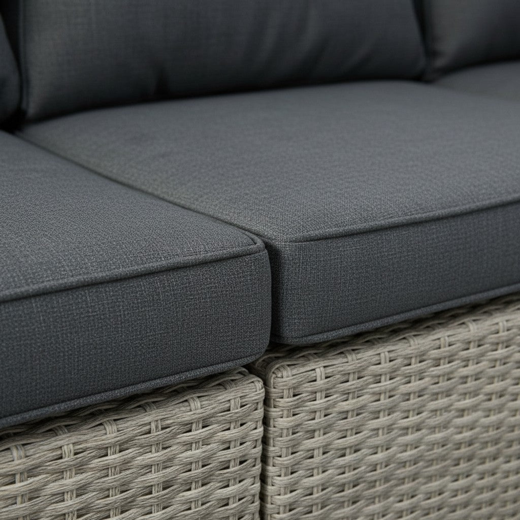 Shayd - Santorini 6 Seater Rattan Outdoor Patio Set