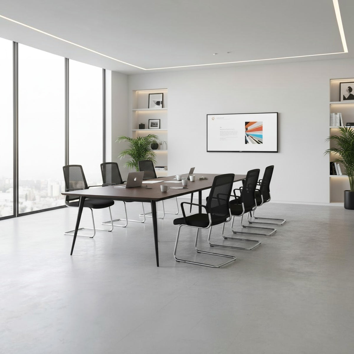 Focus - 2.4m Boardroom Office Desk