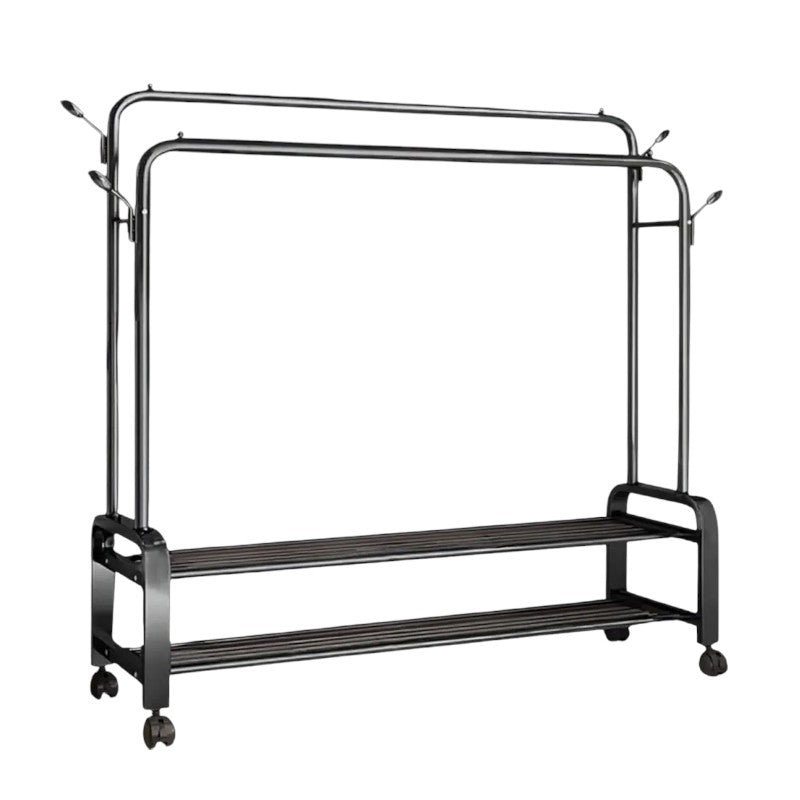 Nu Dekor - 2 Tier Double Pole Clothing Storage Rack