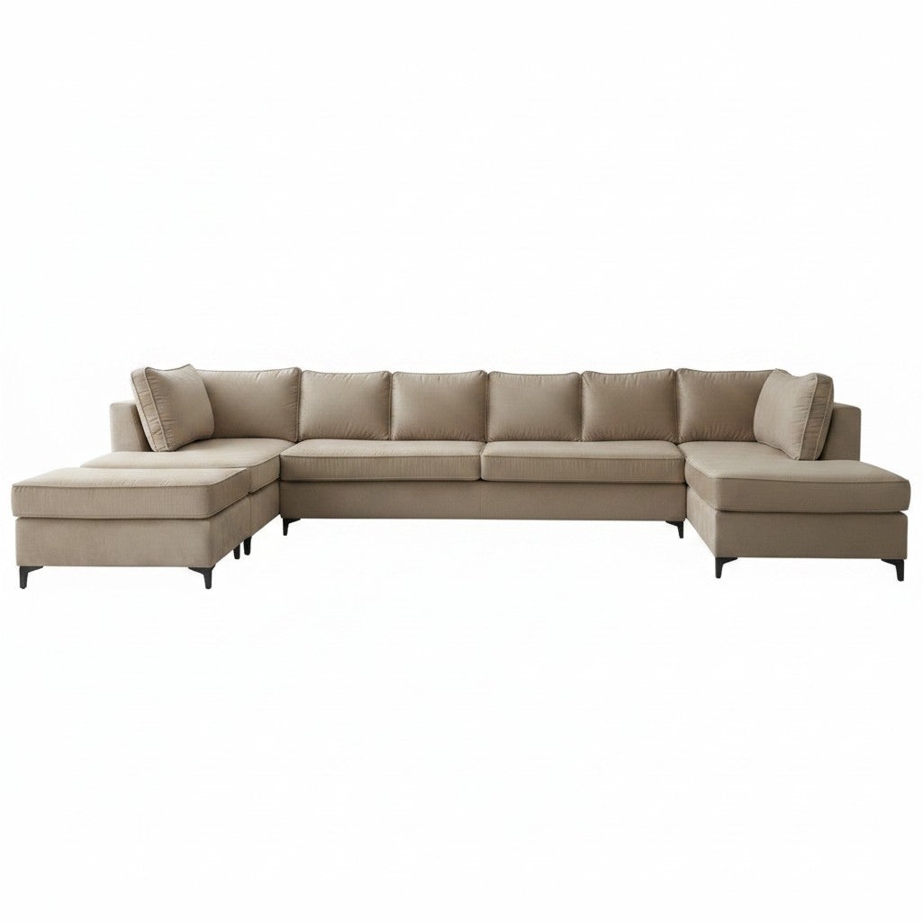 Nu Dekor - Sarah Modular U-Shape Velvet Couch