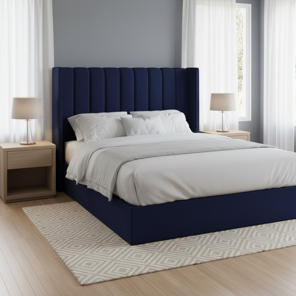 Nu Dekor - Secilia Velvet Paneled Tufted Headboard