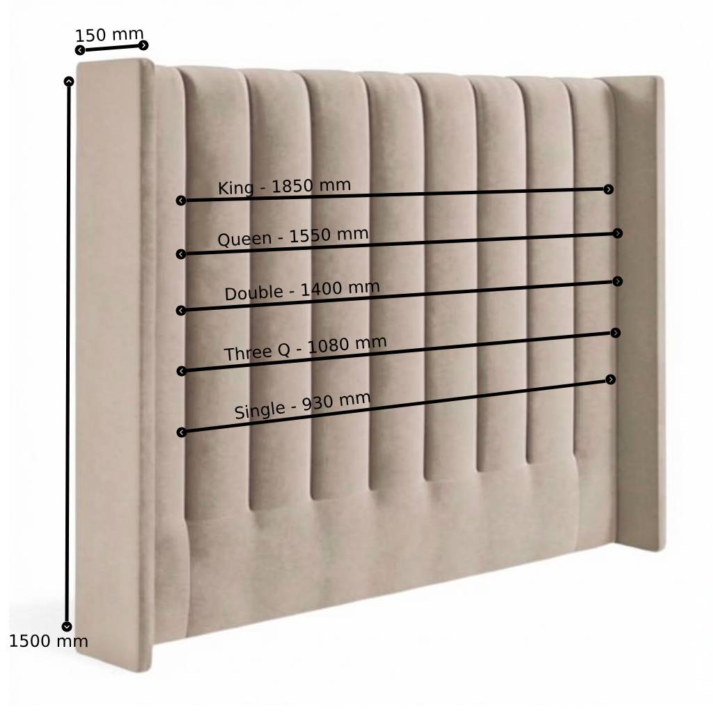 Nu Dekor - Secilia Velvet Paneled Tufted Headboard