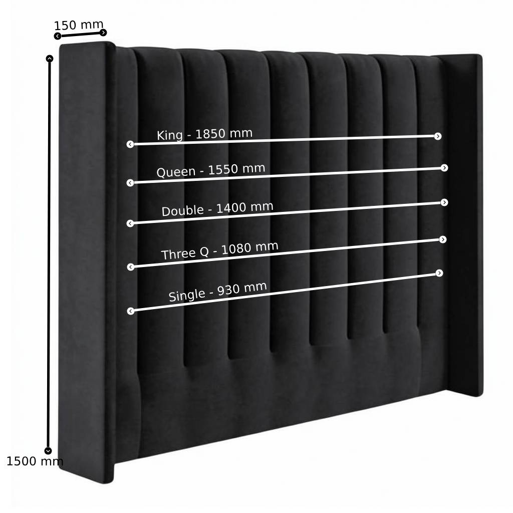 Nu Dekor - Secilia Velvet Paneled Tufted Headboard
