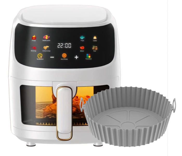 Silver Crest 8L Digital Clear View Window Air Fryer + FREE Silicone Liner