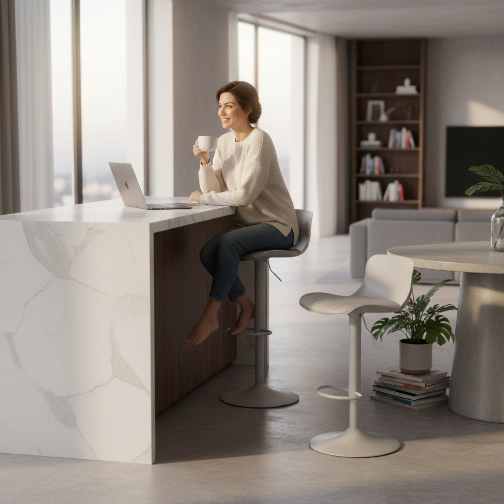 Nu Dekor - Silvo Bar Stool - Set Of 2