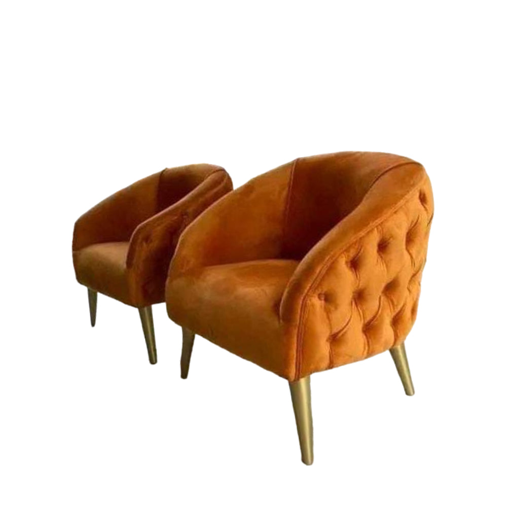 Nu Dekor - Belo Button Velvet Chair