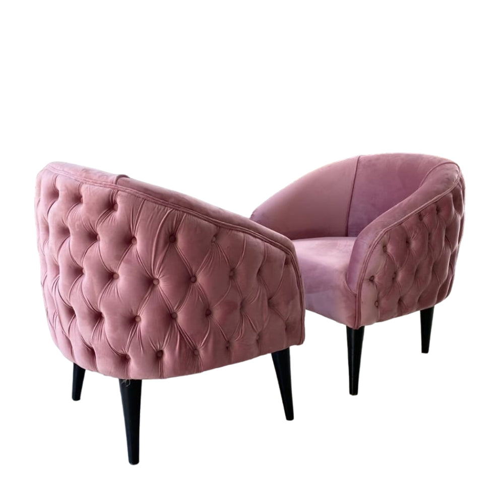 Nu Dekor - Belo Button Velvet Chair