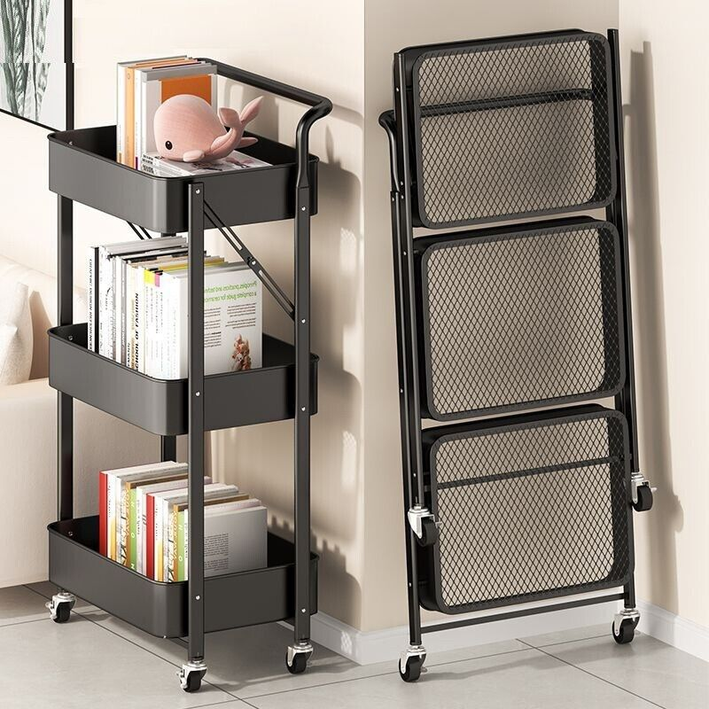 Nu Dekor - 3 Tier Multifunctional Kitchen Storage Trolley Rack