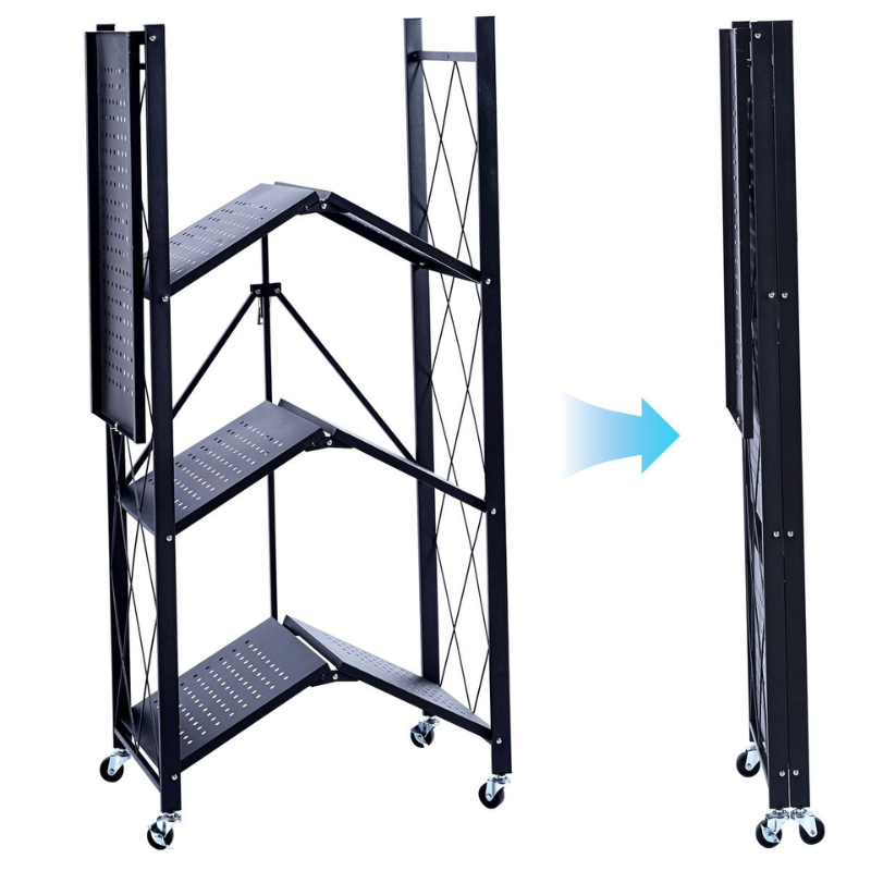 Nu Dekor - 4 Tier Foldable Storage Organizer Rack