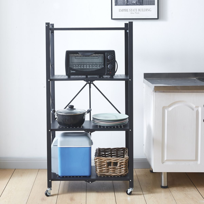 Nu Dekor - 4 Tier Foldable Storage Organizer Rack