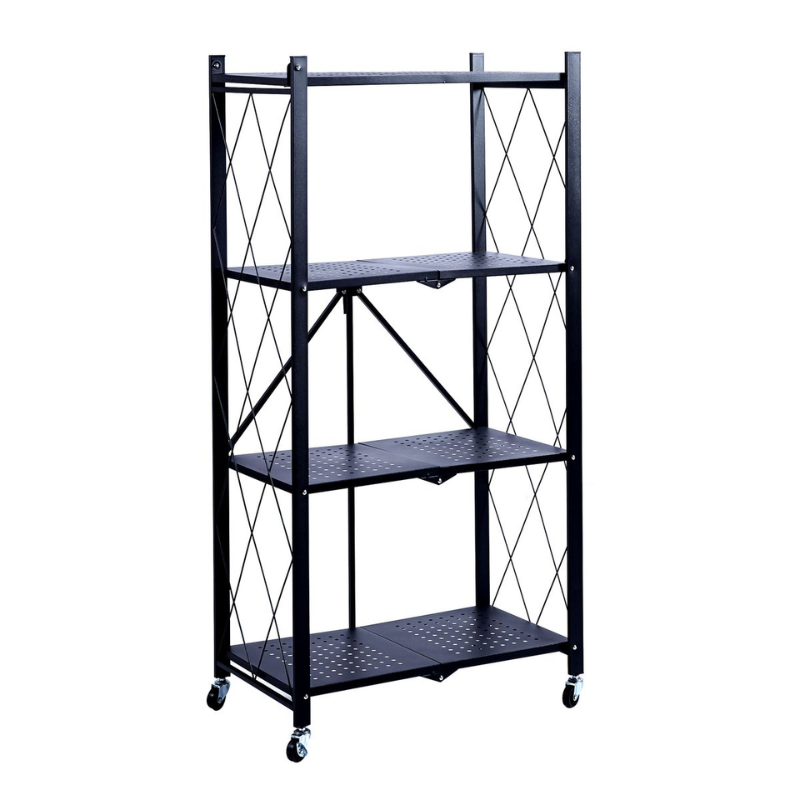 Nu Dekor - 4 Tier Foldable Storage Organizer Rack – Homestylez