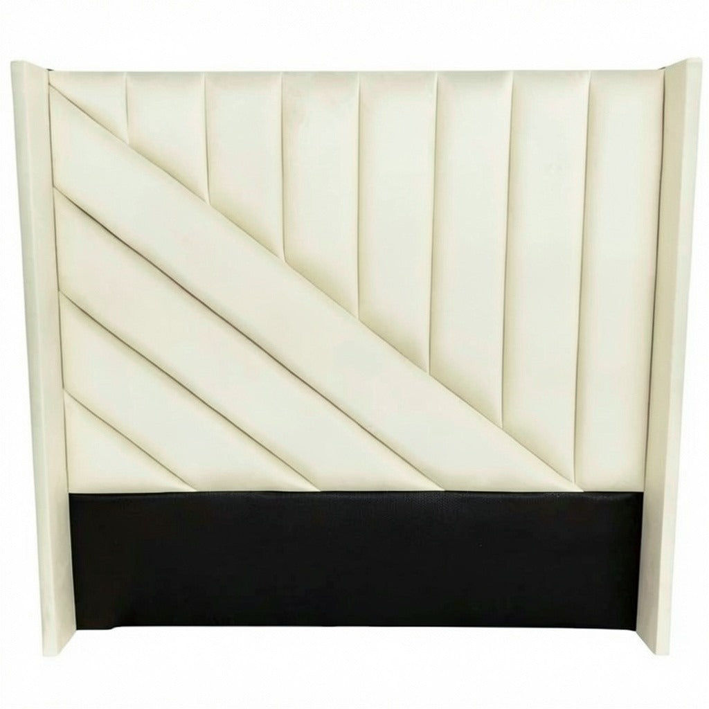 Nu Dekor - Siena Velvet Paneled Tufted Headboard