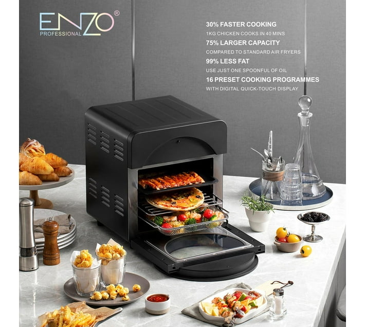 Enzo 14.5L 5 in 1 Multi-Function Rotisserie Airfyer Oven