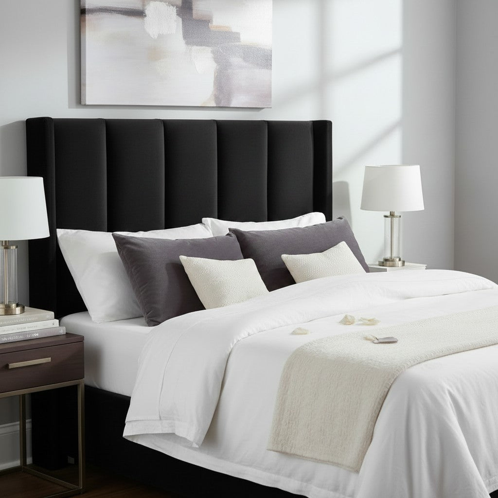 Nu Dekor - Alice Velvet Paneled Headboard