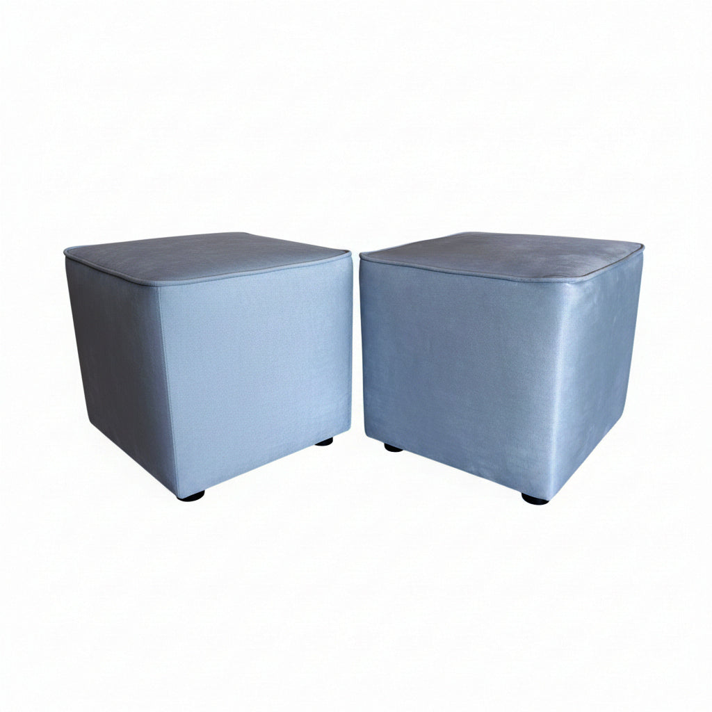 Nu Dekor - Square Ottoman Stool - Set Of 2