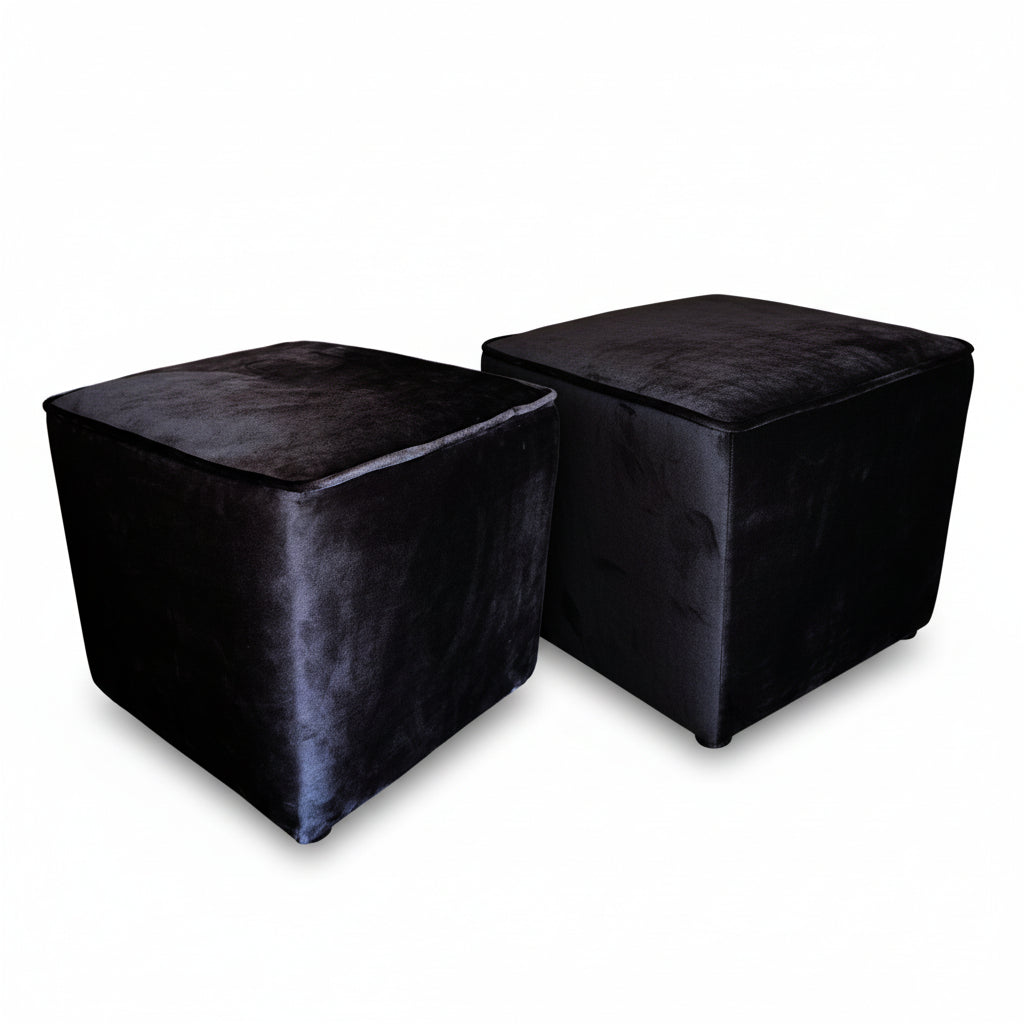 Nu Dekor - Square Ottoman Stool - Set Of 2