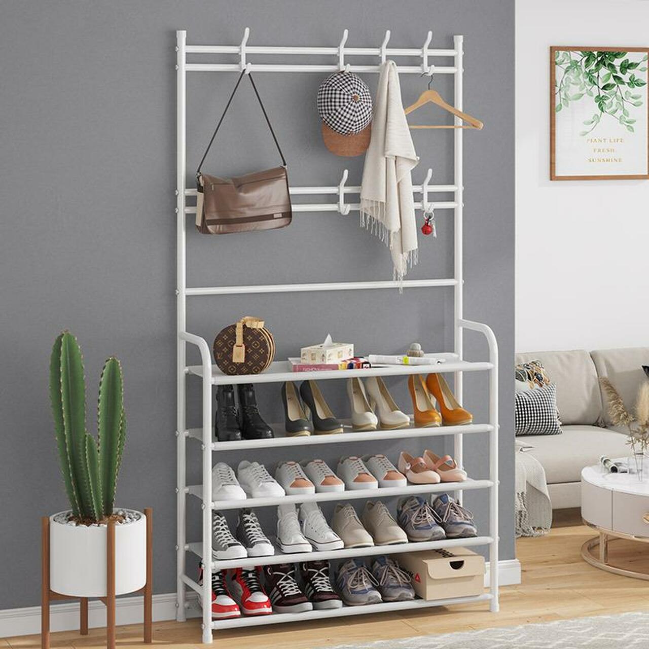 Nudekor - 5 Tier Heavy Duty Multipurose Storage Rack