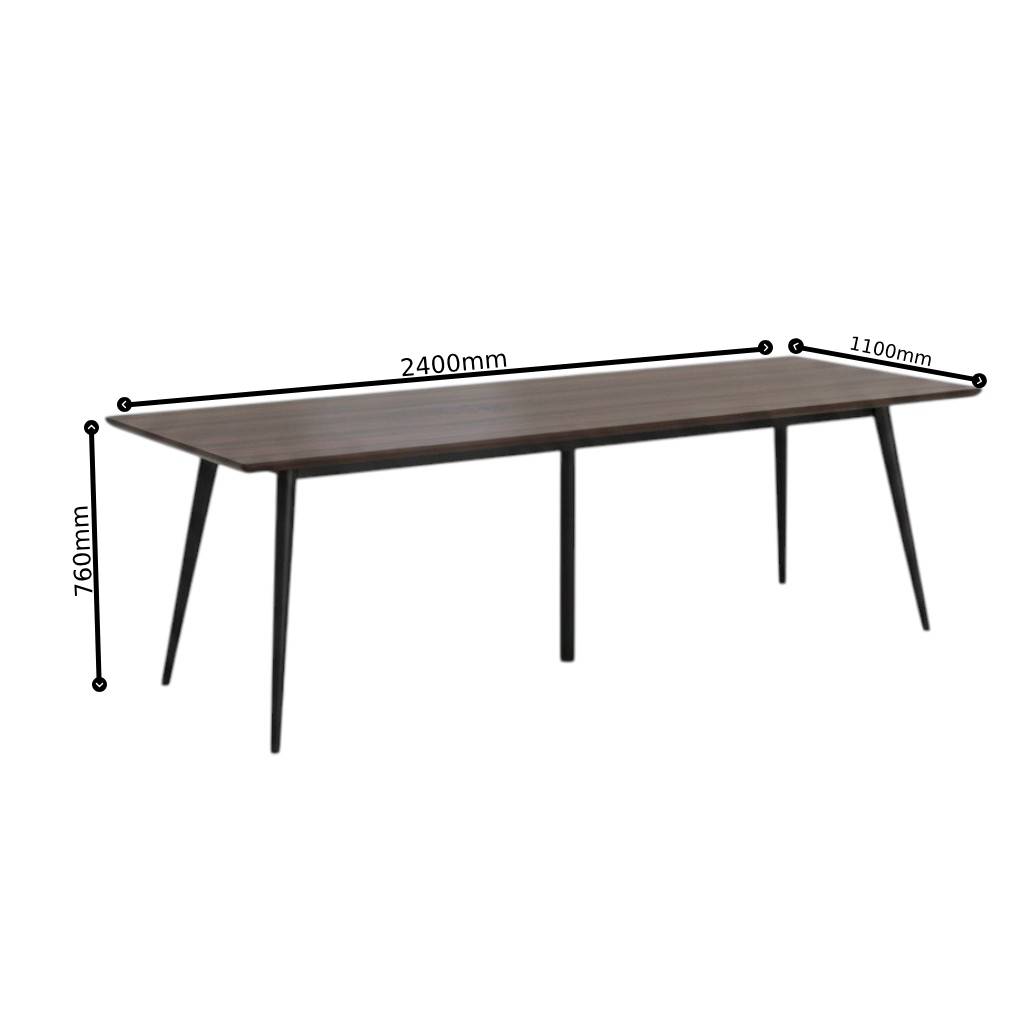 Focus - 2.4m Boardroom Office Desk