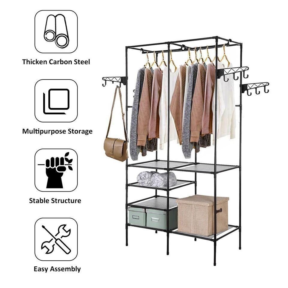 Nu Dekor - Multi-Purpose Wardrobe Storage & Hanging Stand