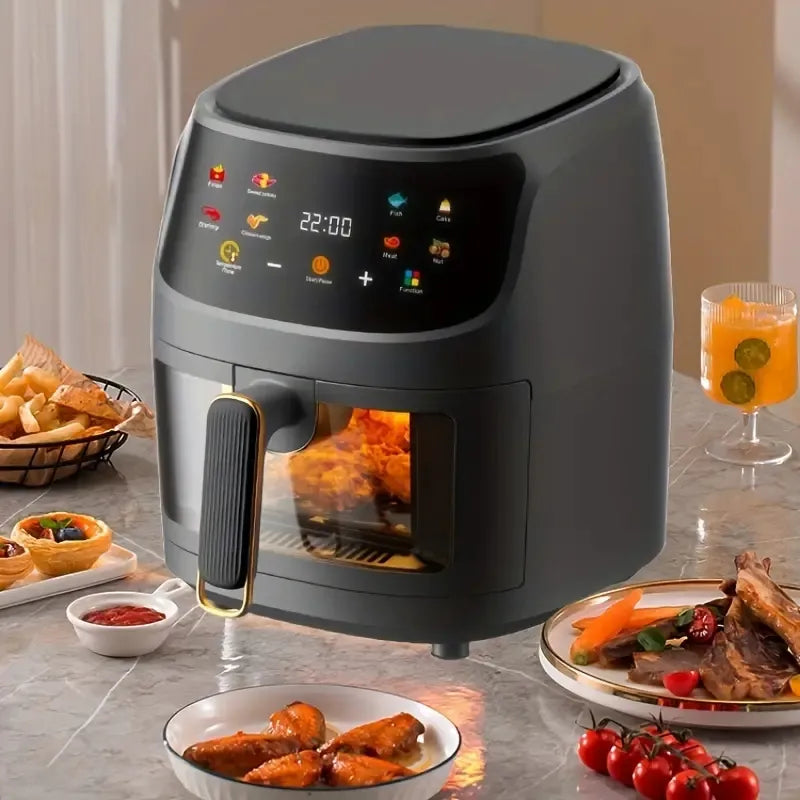 Silver Crest 8L Digital Clear View Window Air Fryer + FREE Silicone Liner