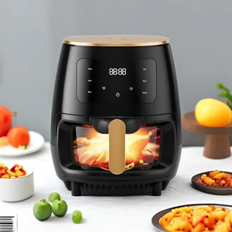 6L 7-in-1 LED Clear View Display Air Fryer