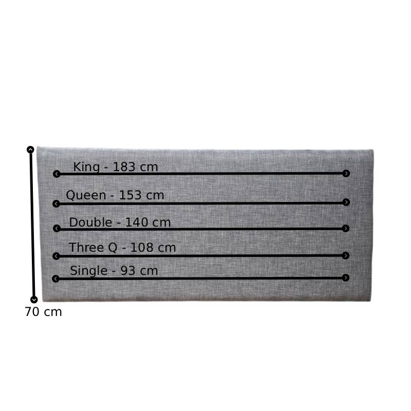 Nu Dekor - Jane Floating/Standing Fabric Headboard