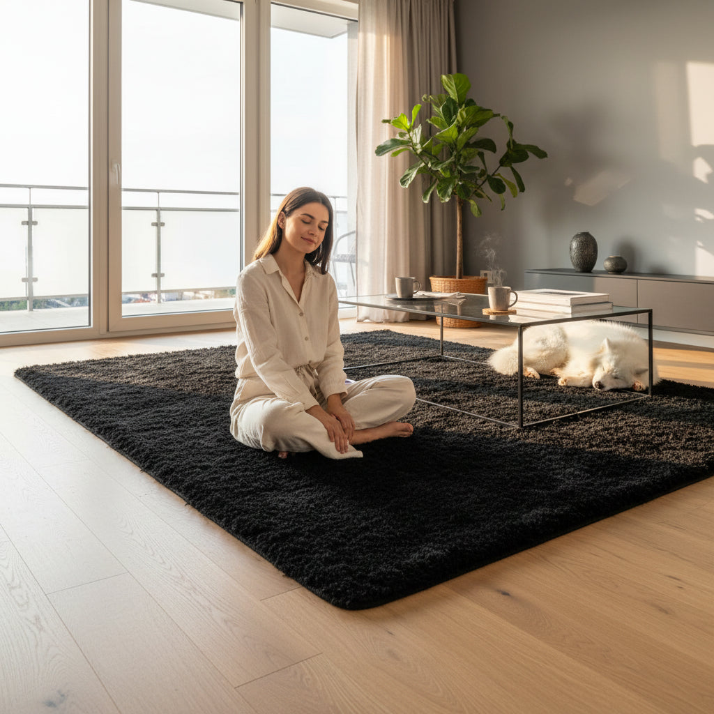 Nu Dekor - Faux Rabbit Fur Carpet - 3 x 2m