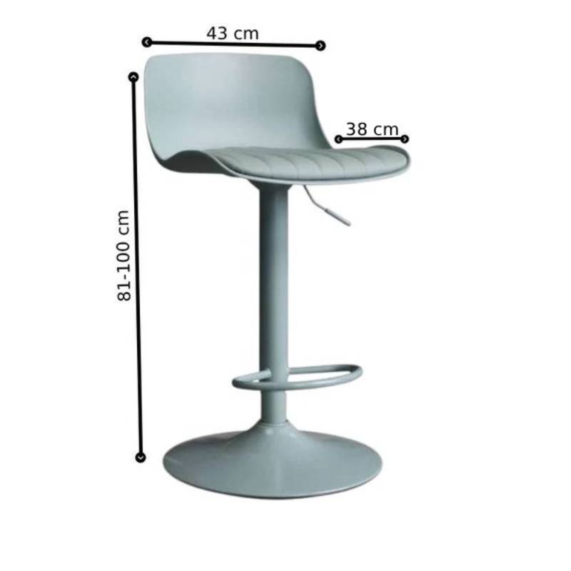 Nu Dekor - Silvo Bar Stool - Set Of 2