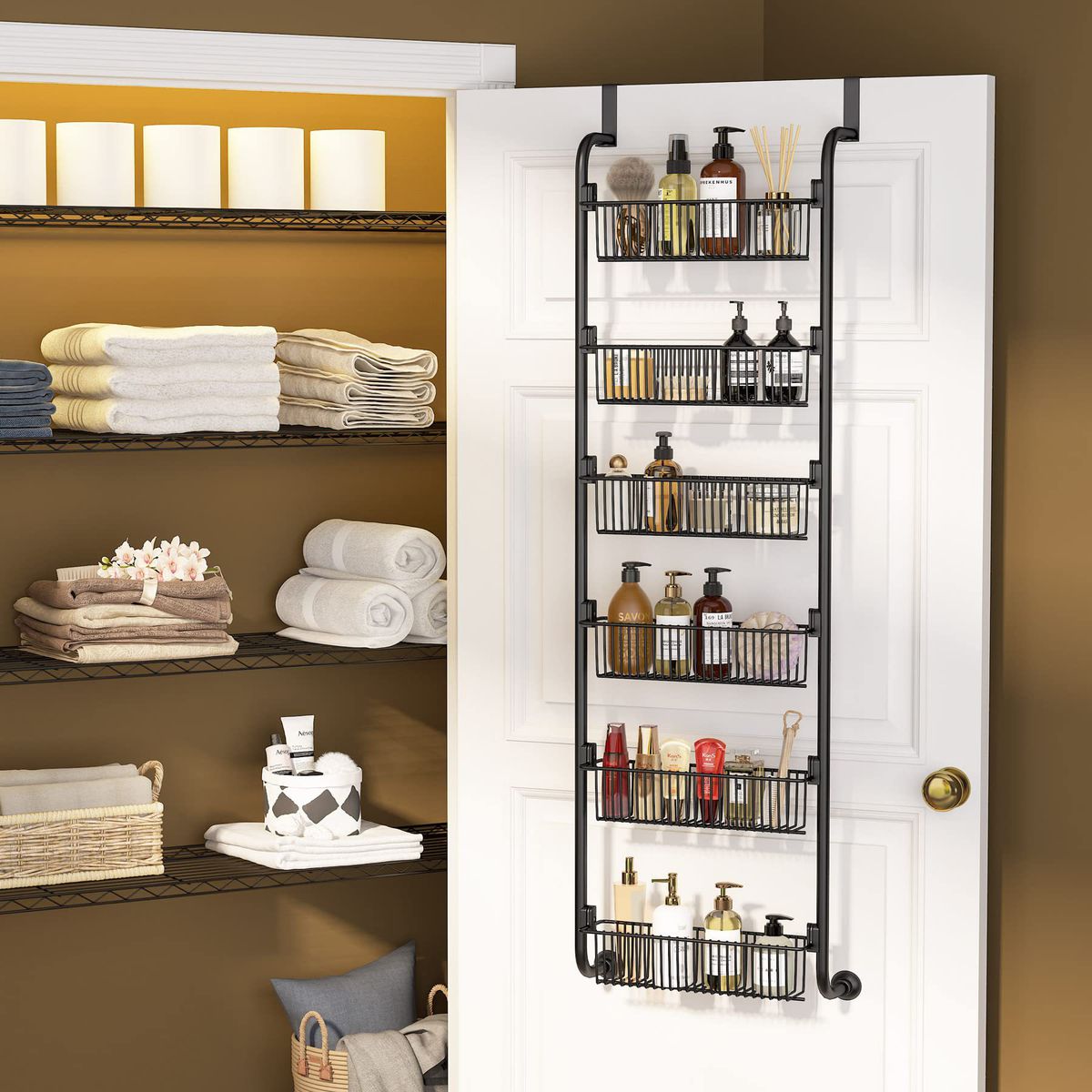 Nu Dekor - 6 Shelf Retor Door Hanging Organiser