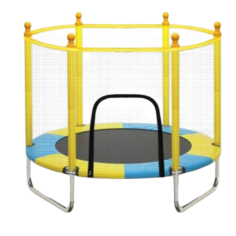 Joy World - 1.4m Kids Safety Trampoline With Protective Cover