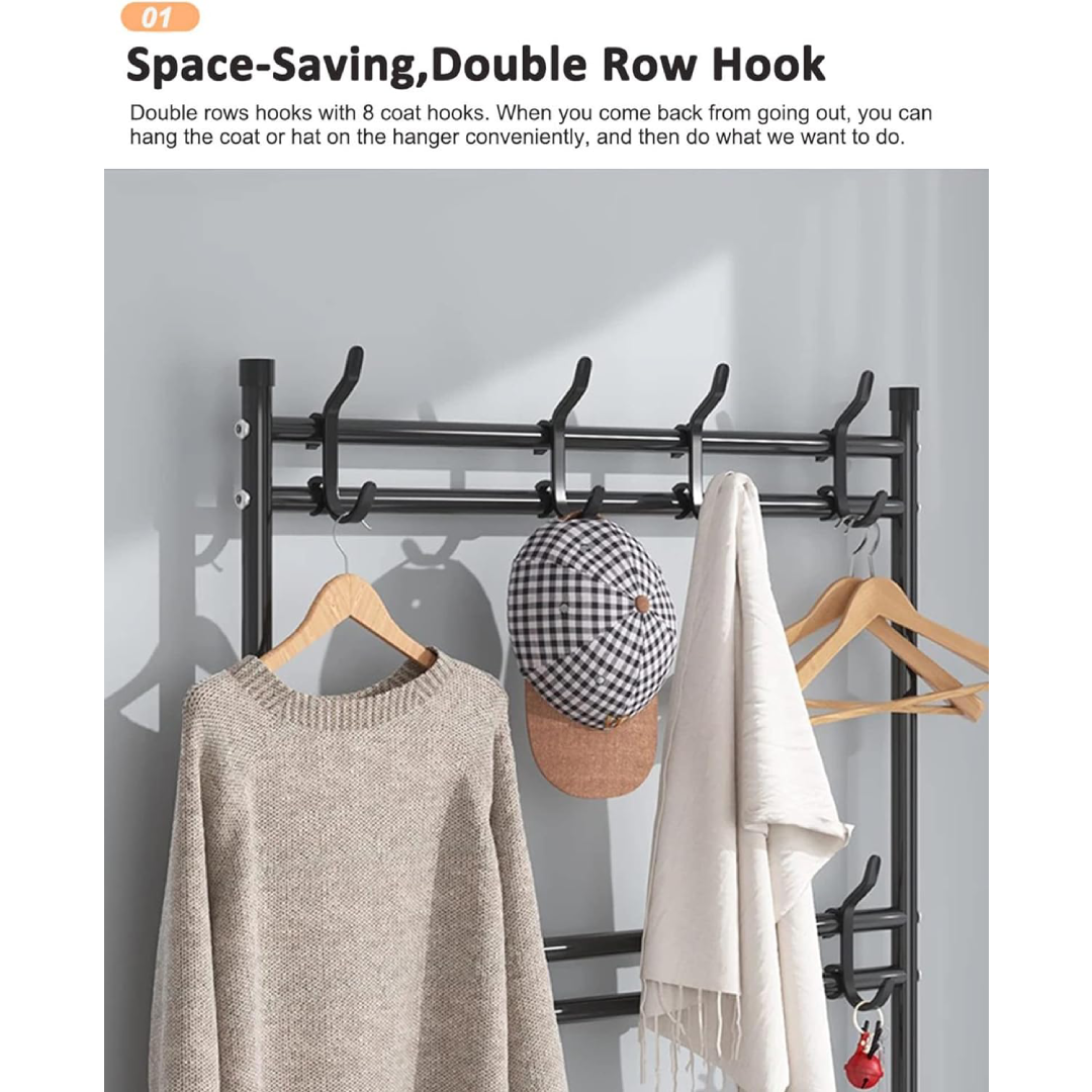 Nudekor - 5 Tier Heavy Duty Multipurose Storage Rack