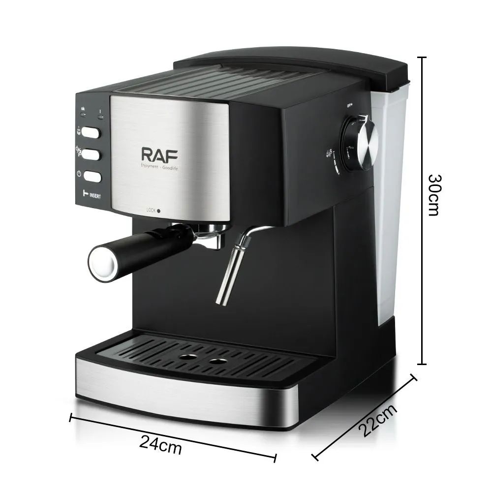 RAF 1.6L Espresso & Cappuccino Coffee Maker