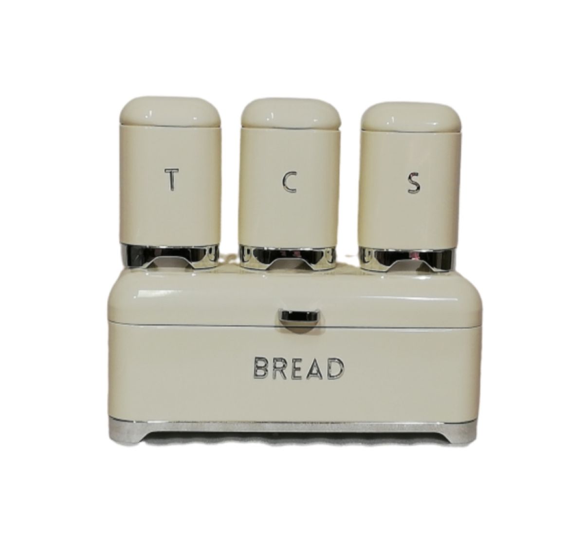 Homepro - 4pc Modern Bread Bin Canister Set